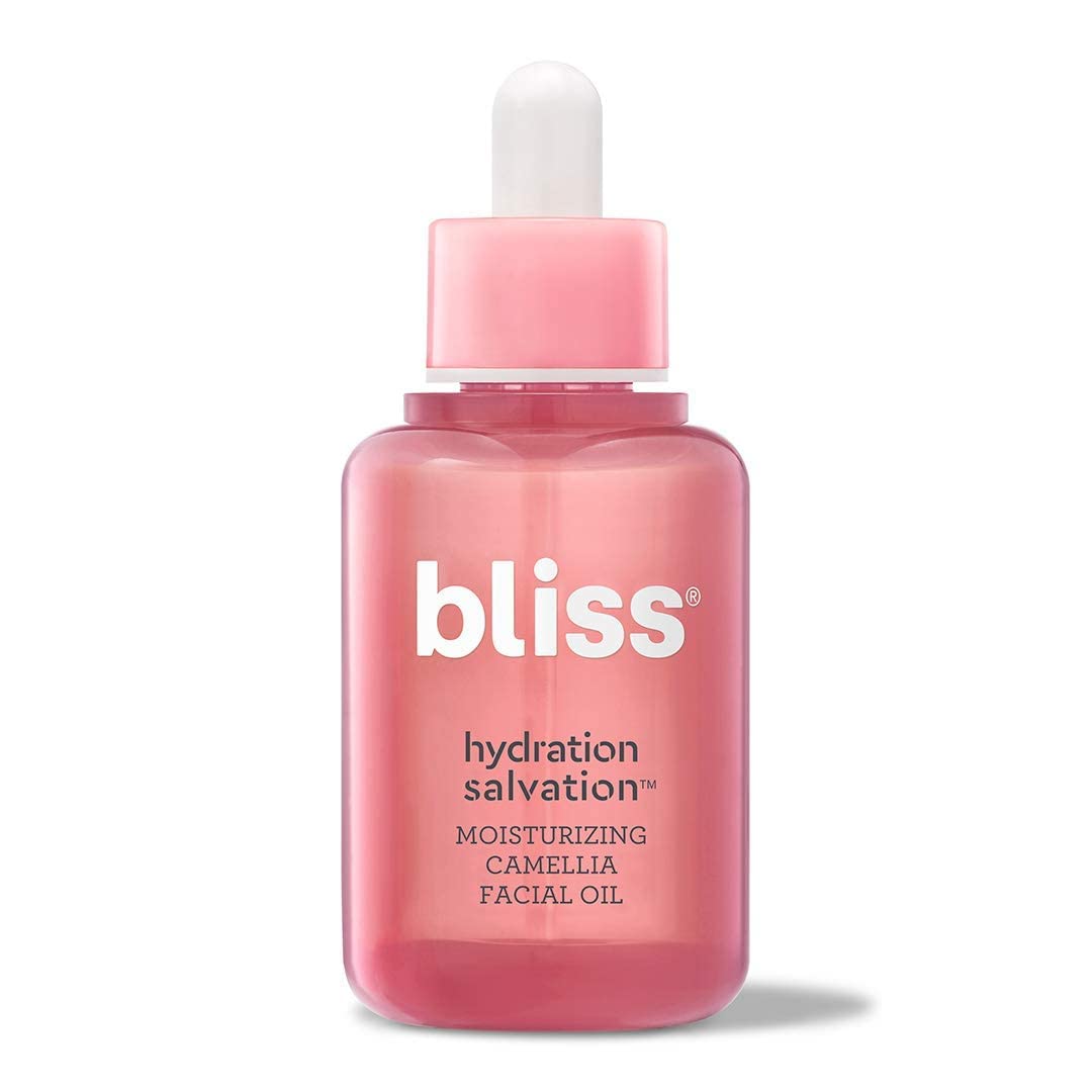 Bliss Hydration Salvation Moisturizing Facial Oil | With Camellia, Jojoba, & Sunflower Seed Oils | Antioxidants | Clean | Vegan | Cruelty-Free | 1.3 Fl Oz