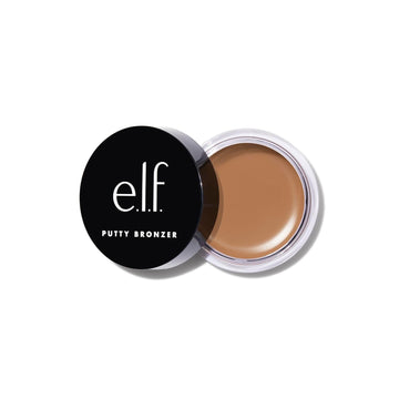 E.L.F. Putty Bronzer, Creamy & Highly Pigmented Formula, Creates A Long-Lasting Bronzed Glow, Infused With Argan Oil & Vitamin E, Tan Lines, 0.35 Oz