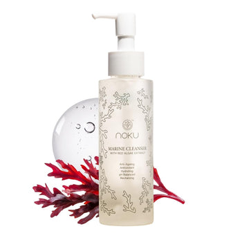 Noku Marine Cleanser | Blue Beauty | Vegan & Cruelty-Free With Red Algae Extract, For Hydration And Calms Redness, Bioactive Molecules, Marine Peptides