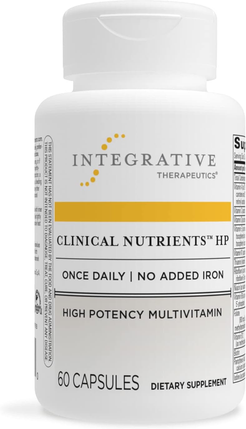 Integrative Therapeutics Clinical Nutrients Hp - Multivitamin With Vitamin C, Zinc, Biotin & Vitamin B12 - Antioxidant Support Supplement For Men And Women* - Dairy Free - 60 Capsules