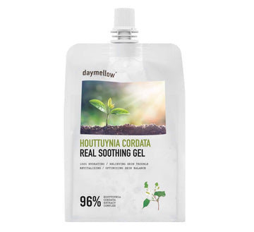 Daymellow Heartleaf 96% Soothing Gel Houttuynia Cordata Real 10.58Fl.Oz/300G, Acne, Soothes, Redness Facial Soothing Gel Korean Skincare, Sunburn Moisture, Soothing And Calming, After Suncare, Cooling
