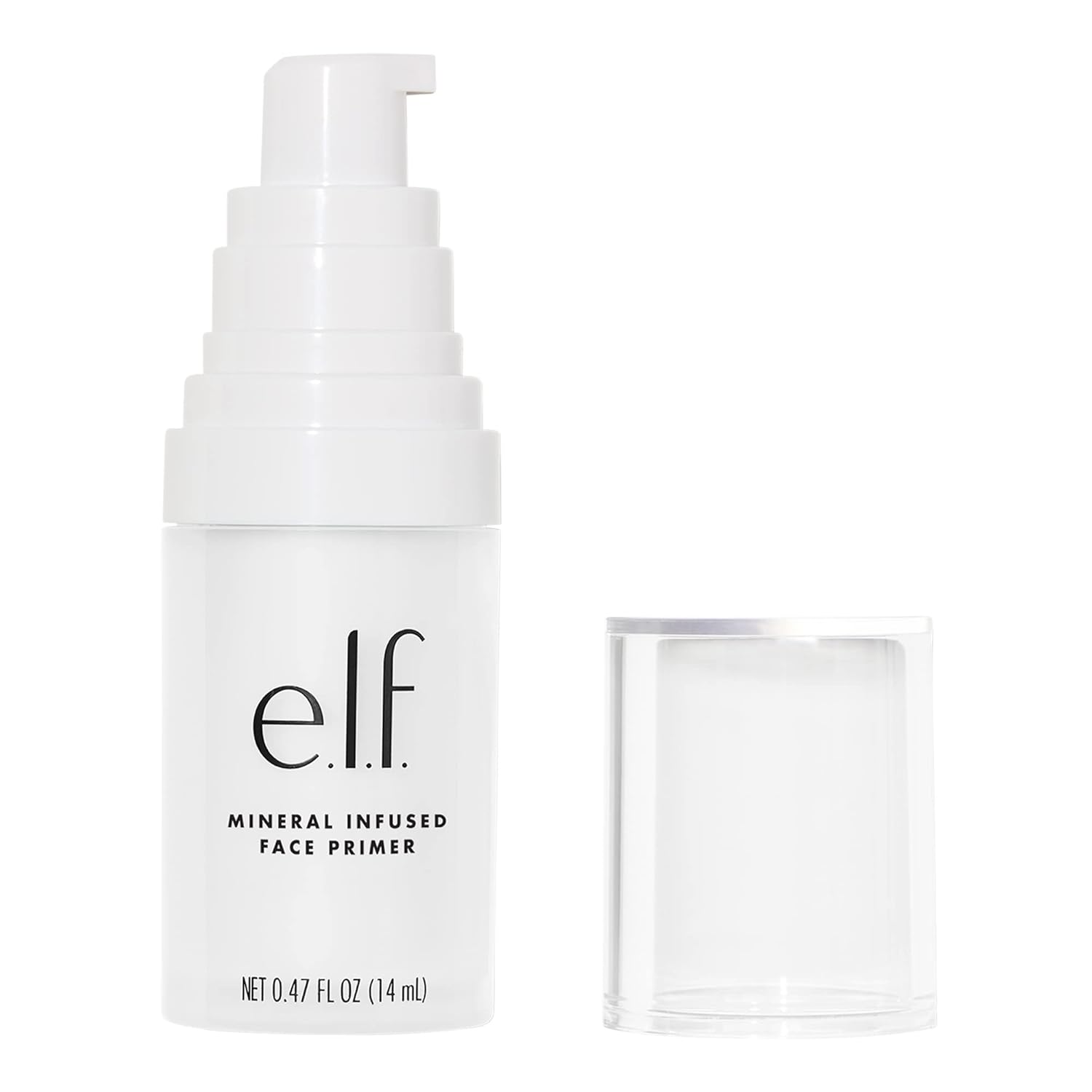 e.l.f. Mineral Infused Face Primer, Primer For A Smooth Foundation Base, Fills In Fine Lines & Refines Complexion, Vegan & Cruelty-free, Small