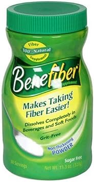 Benefiber Fiber Supplement, 11.3 oz (320 g) : Health & Household