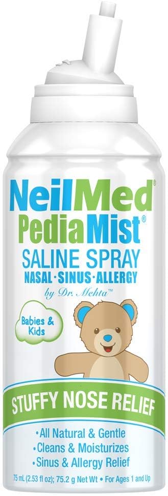 Neilmed Pediamist Pediatric Saline Spray, 2.53 Fl. Oz (Pack Of 1) - Packaging May Vary