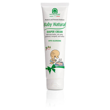 Baby Natural Diaper Cream - Light Natural Fragrance – Prevents Redness – Free From Harmful Substances – 97% Natural Origin, Made in Italy – Hypoallergenic, Dermatologist Tested, 3.38 oz