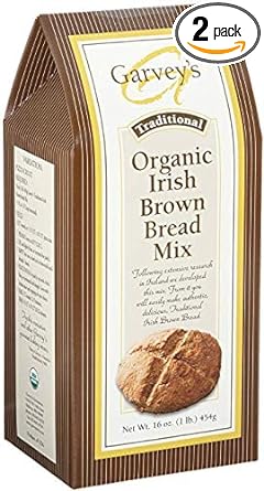 Garvey's Organic Traditional Irish Brown Bread Mix, 16 Ounce, 2 Count : Books