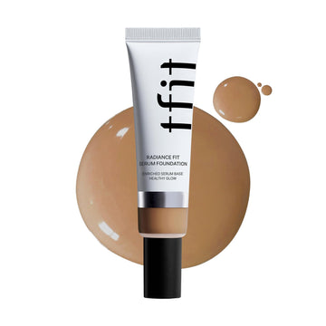 Radiance Fit Serum Foundation - Flawless Coverage, Dewy Finish, Long-Lasting, Lightweight, Korean Makeup,1.05 Oz. (N05 Toffee, 1.05 Oz.)