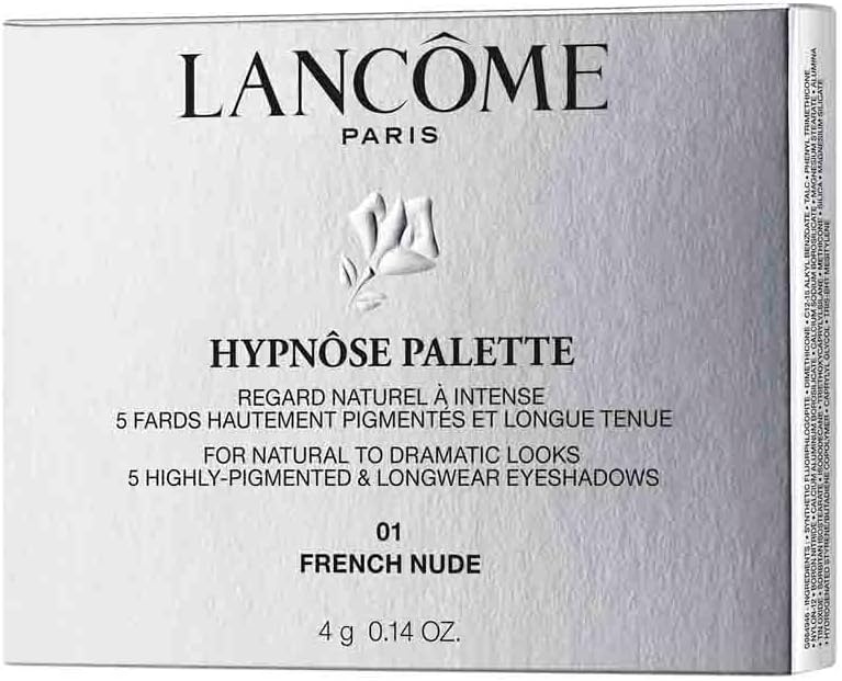 Lancôme Hypnôse 5-Colour Eyeshadow Palette - Highly Pigmented, Long-Lasting & Blendable Shades, 01 French Nude : Amazon.co.uk: Beauty