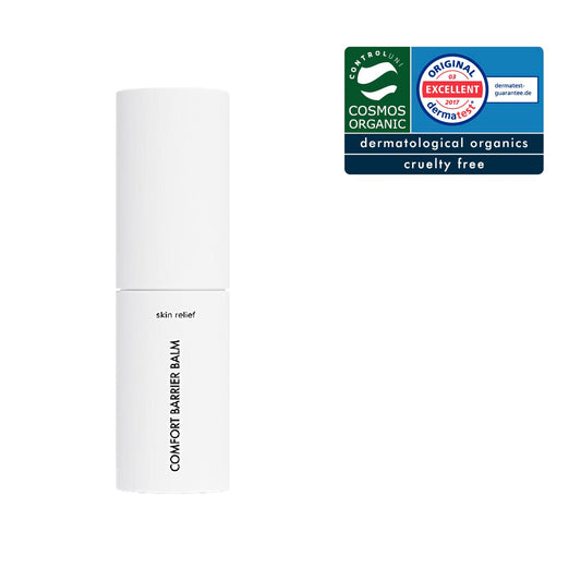 Comfort Barrier Balm 0.35 Oz /10G – Organic Stick Moisturizer With Olive Squalane & Shea Butter, Fragrance-Free, Vegan, For Sensitive & Dry Skin