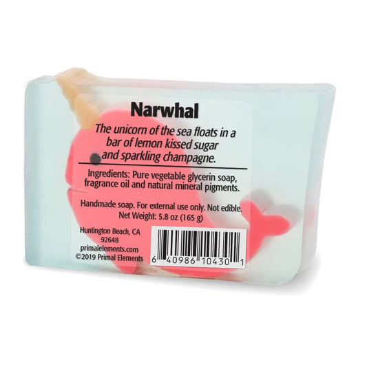 Primal Elements Glycerin Bar Soap | Helps All Skin Types, Sensitive, Oily & Dry Skin | No Parabens, Vegan, Gluten Free, 100% Vegetable Base - (Chocolate Moose)