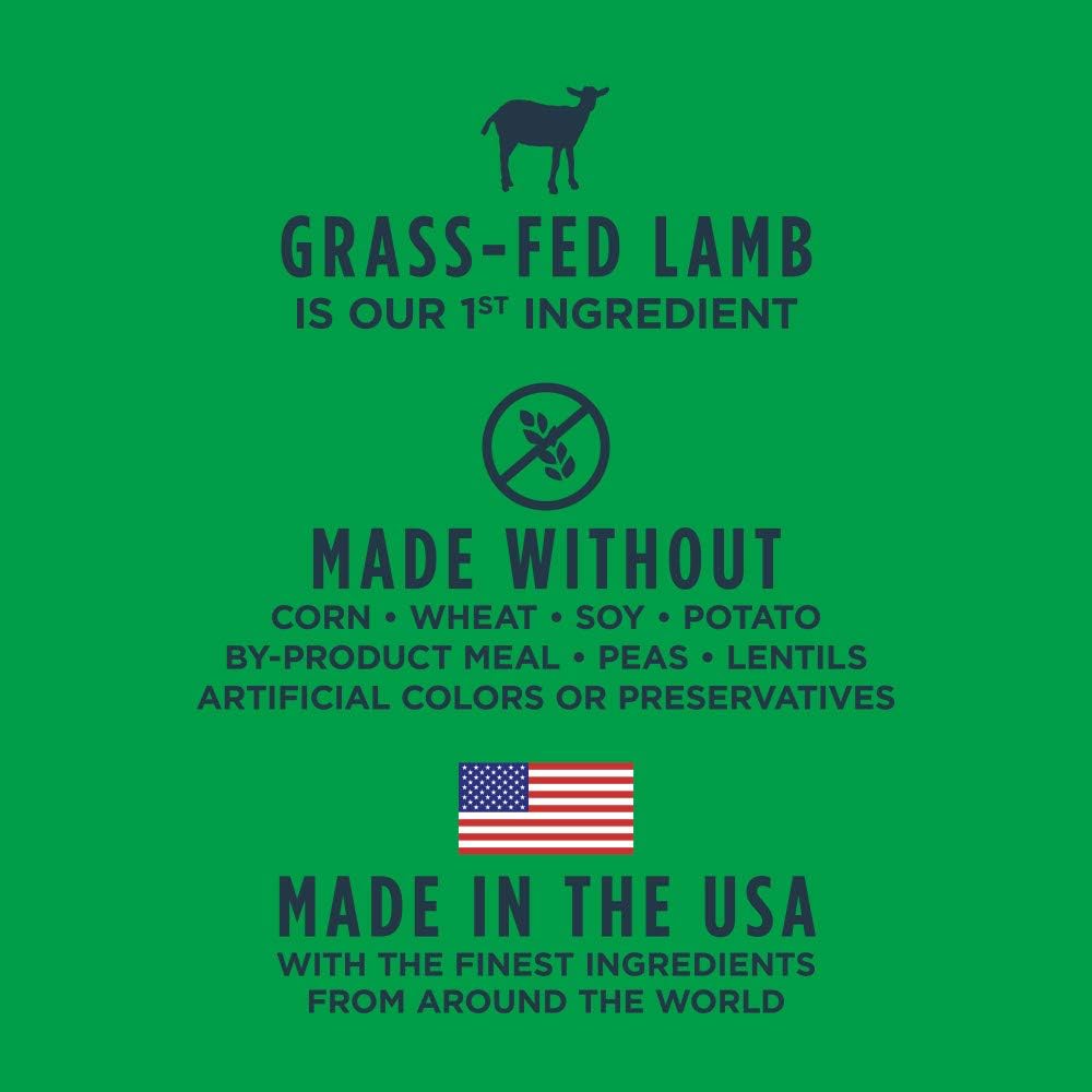 Instinct Raw Boost Whole Grain Real Lamb & Oatmeal Recipe Natural Dry Dog Food, 4.5 lb. Bag : Pet Supplies