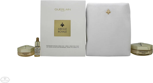 Guerlain Abeille Royale Creme Jour 50Ml+Eye 15Ml + Mini Oil + Pouch
