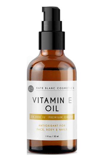 Kate Blanc Cosmetics Vitamin E Oil For Skin And Face (1Oz) 28,000 Iu Topical Strength. Helps Improve Skin Tone & Texture