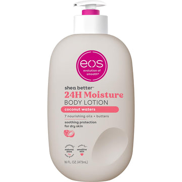 Eos 24H Moisture Travel Body Lotion- Fresh & Cozy, Travel Size Essential, Toiletries, Mini Body Lotion, 2.5 Fl Oz