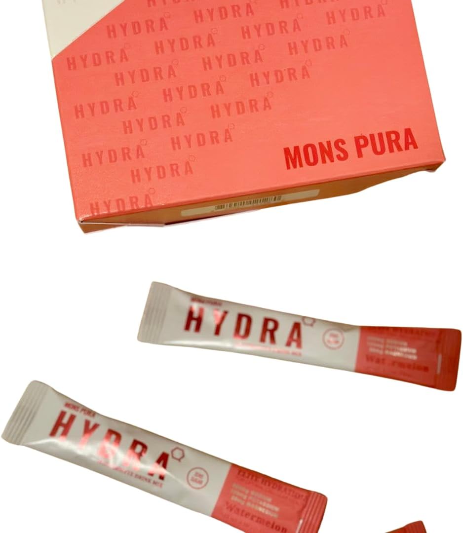 Hydra Watermelon Electrolyte Drink Mix - 30 Count