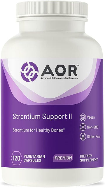 AOR, Strontium Support II, Mineral Support for Bone Health, Vegan, Non