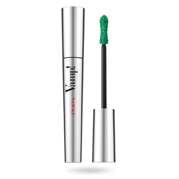 Pupa Milano Vamp! Mascara - For Voluminous And Dramatic Eyelashes - Max Lengthening And Defining Formula Adds Impact - Boost Your Eye Allure With Long, Thick Lashes - 301 Electric Blue - 0.32 Oz