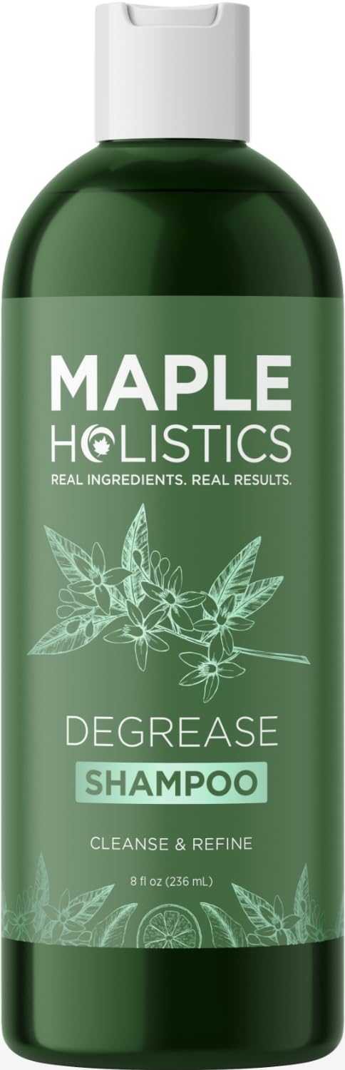 Degrease Shampoo for Oily Hair Care - Clarifying Shampoo for Oily Hair and Oily Scalp Care - Deep Cleansing Oily Hair Shampoo for Greasy Hair and Scalp Cleanser for Build Up with Essential Oils