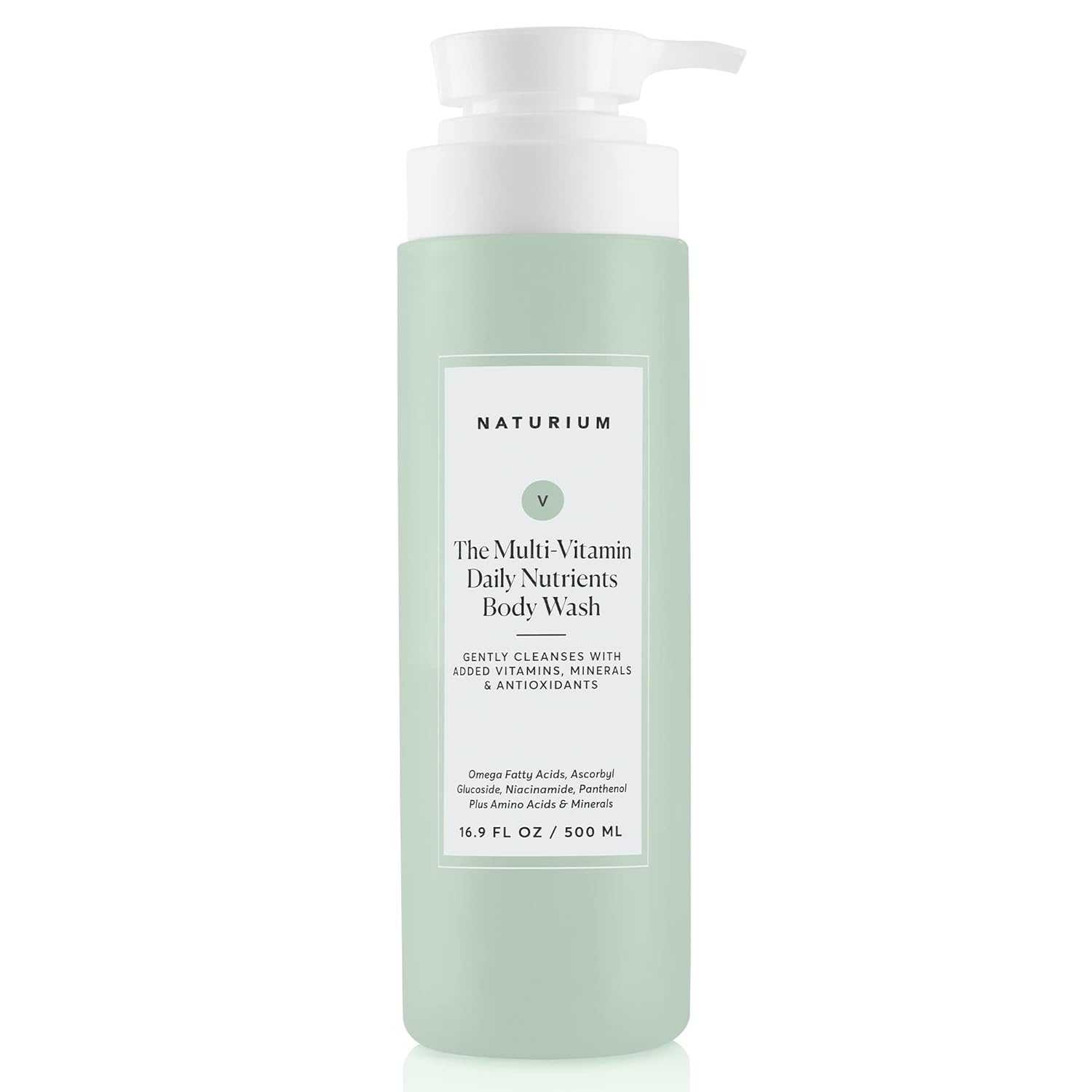 Naturium The Multi-Vitamin Daily Nutrients Body Wash, Hydrating Cleanser, 16.9 Oz