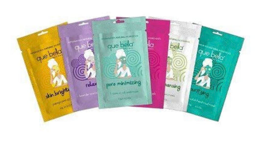 Que Bella174; Face Mask Pamper Pack - 6Ct : Beauty & Personal Care