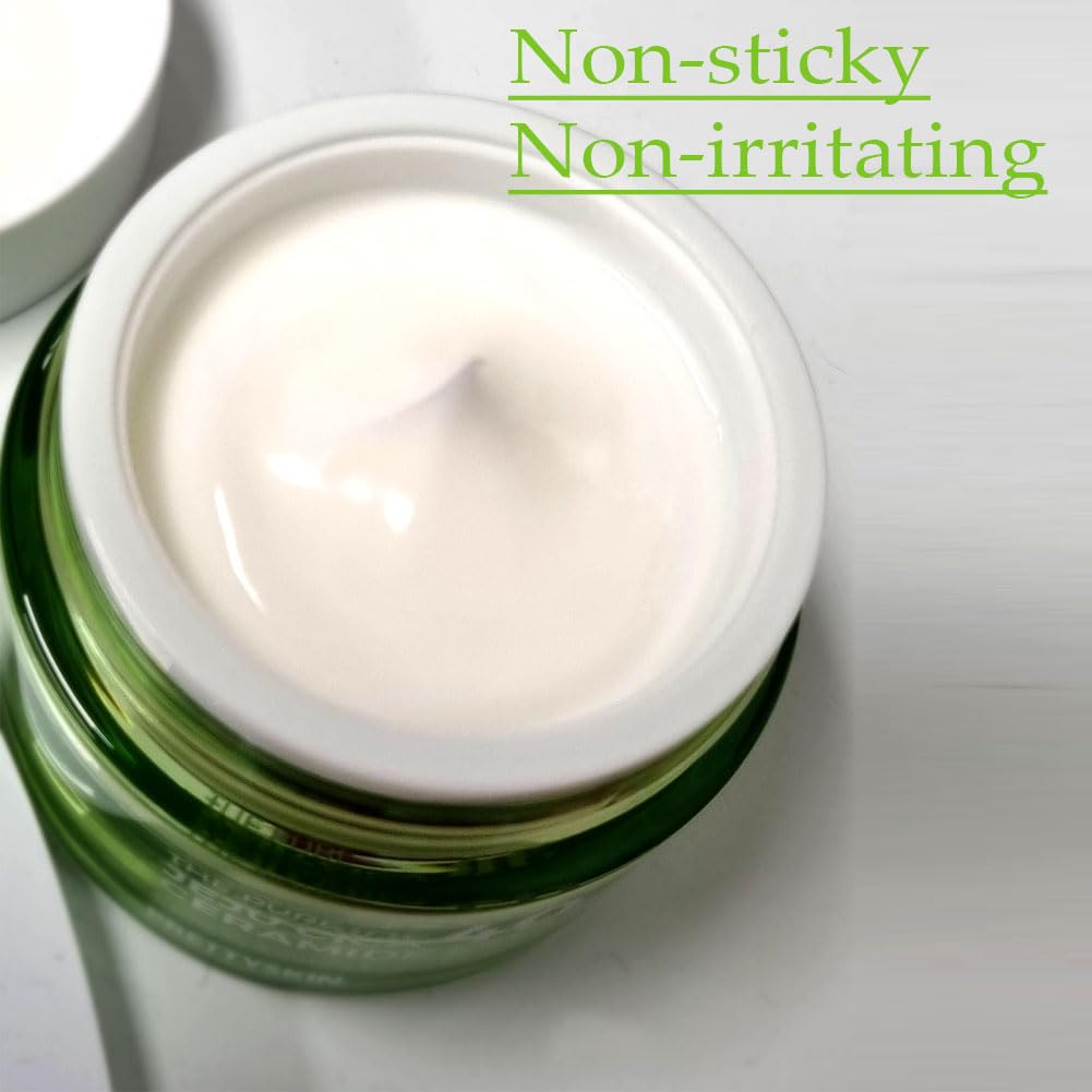 Prettyskin Centella Asiatica 40% Gel Cream–Korean Face Moisturizer With Hyaluronic Acid, Ceramide Np & Shea Butter–Lightweight, Non-Sticky Hydration For Sensitive, Dry & Combination Skin (1.75 Fl Oz) : Beauty & Personal Care