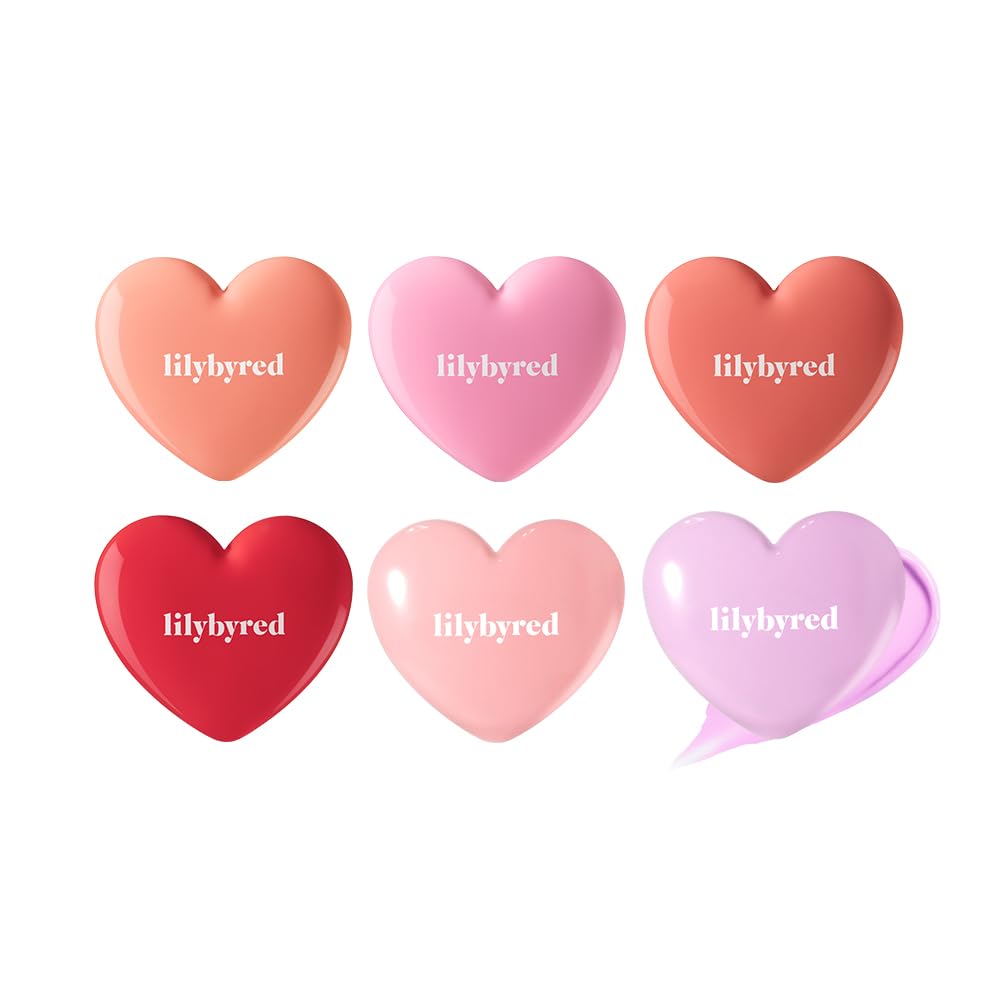 Lilybyred Luv Beam Cheek Balm | Soft Color, Glowy Finish, Creamy Texture | Natural-Looking Flush | Korean Beauty (04 Heart Attack Red)