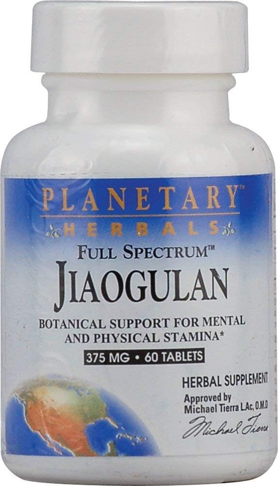 Jiaogulan Full Spectrum 375 Milligrams 60 Tabs : Health & Household