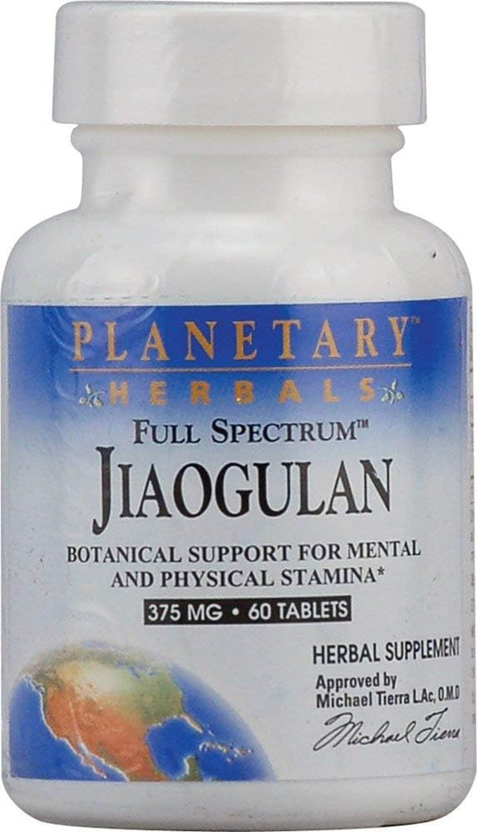 Jiaogulan Full Spectrum 375 Milligrams 60 Tabs : Health & Household