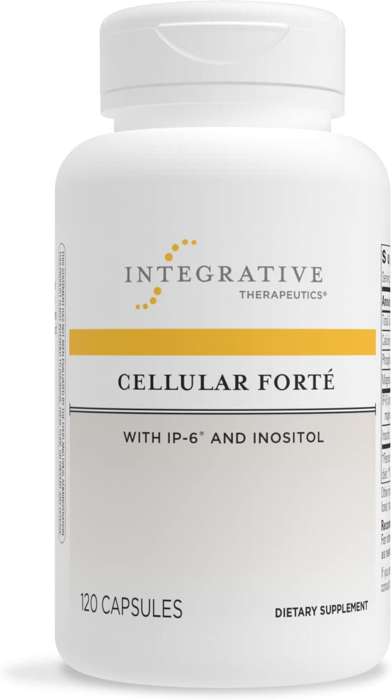 Integrative Therapeutics Cellular Forte - Immune Support Supplement With Ip-6 And Inositol* - Gluten Free - Dairy Free - Vegan - 120 Capsules