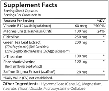 Zahler TeenFocus, Advanced Formula for Improved Focus & Concentration, Certified Kosher, 90 Capsules : Health & Household