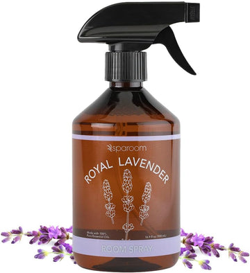 SpaRoom Aromatherapy Non-Aerosol Therapy Essential Oil Room Spray Air Freshener, Royal Lavender for Relaxation, 16.9 fl oz