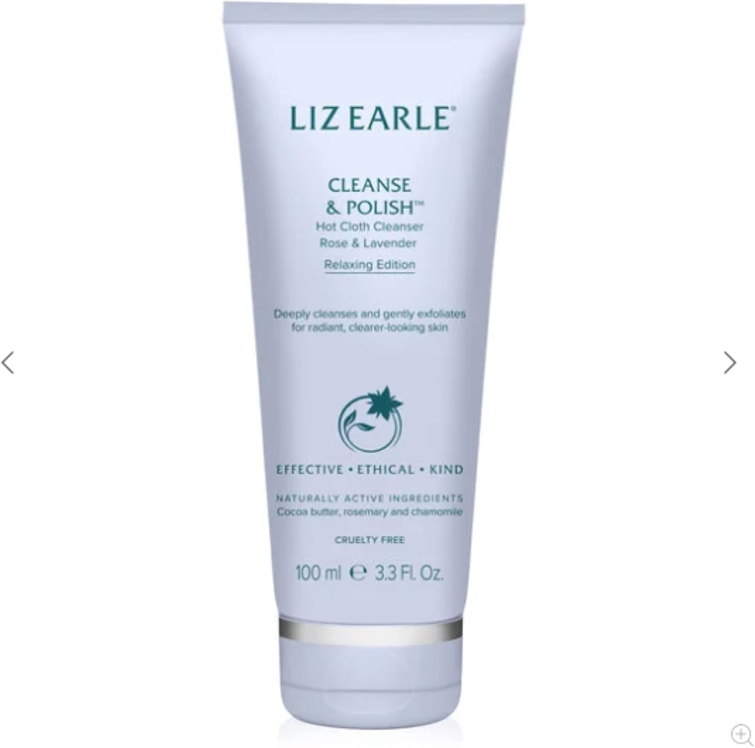 Liz Earle Cleanse & Polish Hot Cloth Cleanser Rose & Lavender Relaxing Edition 100Ml Tube Cleanser