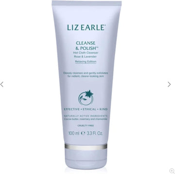 Liz Earle Cleanse & Polish Hot Cloth Cleanser Rose & Lavender Relaxing Edition 100Ml Tube Cleanser