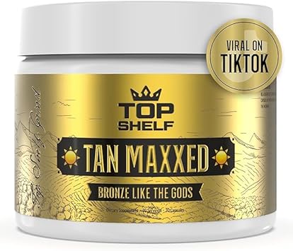 Tan Maxxed 3-In-1 Tanning Astaxanthin Supplement For Men & Woman | Natural Sun Tan Support Pills With Lycopene, L-Tyrosine| 30 Capsules