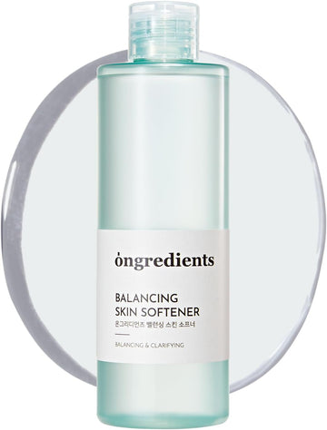 Ongredients Balancing Skin Softener | Trouble Care Facial Toner | Panthenol, Hyaluronic Acid, Heartleaf, Hydrating Balance Care For Dry, Sensitive Skin | Vegan, Korean Skin Care 250Ml / 8.45 Fl Oz