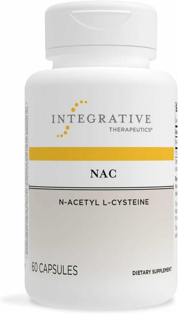 Integrative Therapeutics Nac - Antioxidant Support Supplement For Respiratory & Lung Function* - Gluten-Free & Dairy-Free - 60 Capsules (60 Servings)