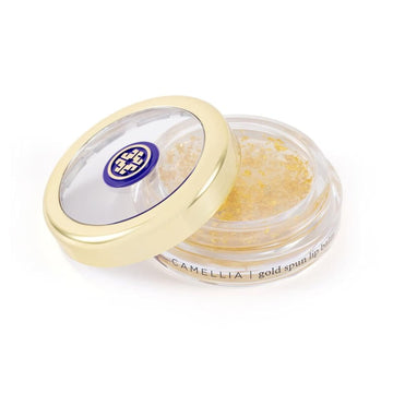 Tatcha Camellia Gold Spun Lip Balm | Nourishing & Intensely Hydrating, 6 G | 0.21 Oz