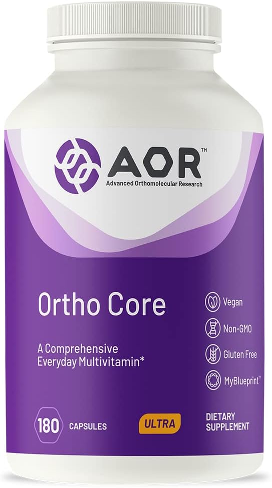 Aor, Ortho Core, Nutritional Support For Foundational Health And Energy, Multivitamin And Mineral Supplement, Vegan, 30 Servings (180 Capsules)