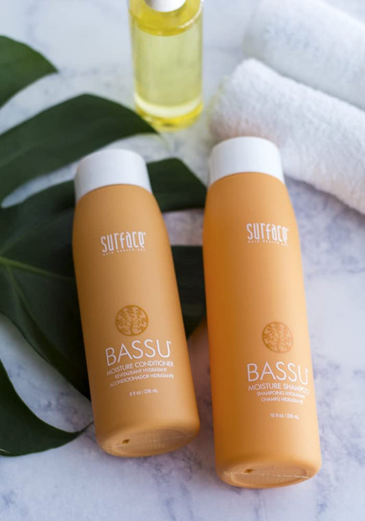 Surface Hair Bassu Moisture Shampoo, Cleansing And Moisturize For A Sulfate-Free Shine