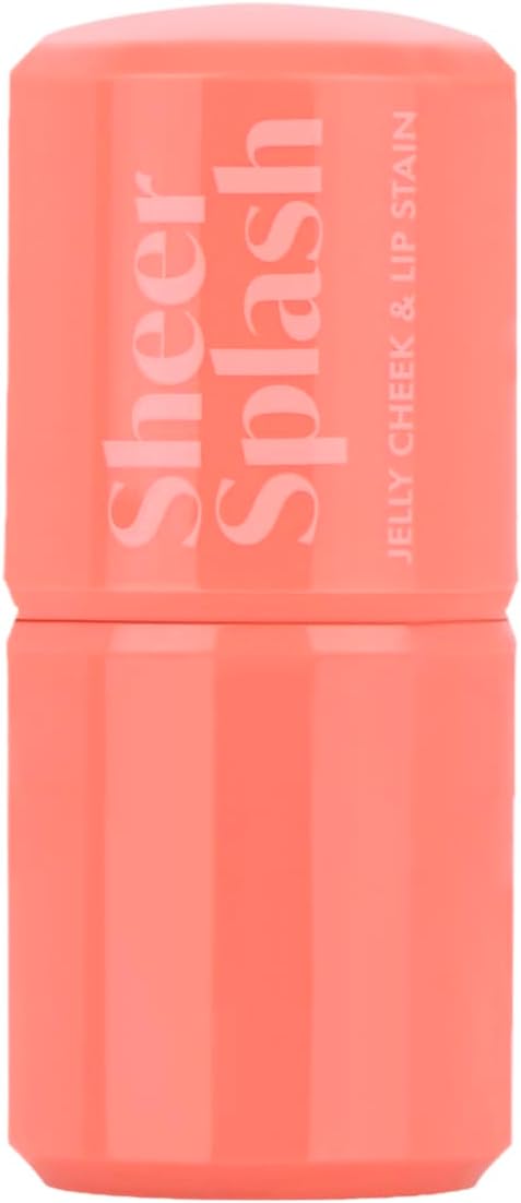 Bary M Sheer Splash Jelly Cheek & Lip Stain, Shade Coral Papaya Pool | Cheek & Lip Tint
