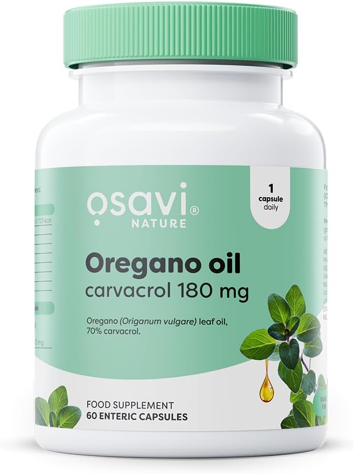 Osavi Oregano Oil – 60 Enteric Softgels | Standardized for 70% Carvacrol | Enteric Capsules to Prevent Stomach Irritation : Amazon.co.uk: Health & Personal Care