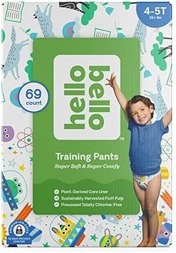 Hello Bello Training Pants 4T-5T, Bedtime Stories & Space Travelers, 69Ct Box