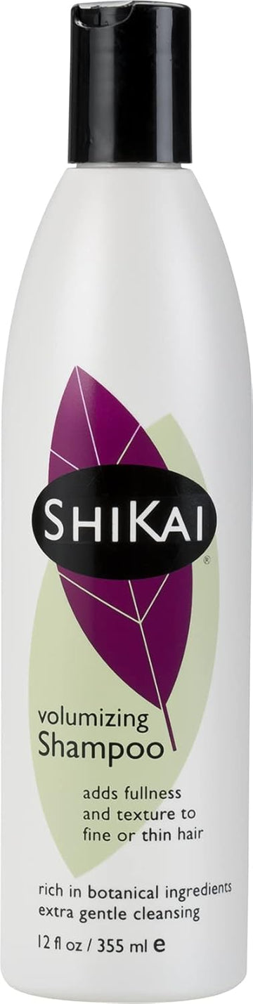 ShiKai Volumizing Shampoo (12 oz) | Rich in Botanical Ingredients | Adds Volume, Moisture & Texture to Fine or Thin Hair | Extra Gentle Cleansing : Hair Shampoos : Beauty & Personal Care