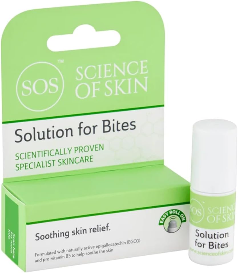 Science Of Skin Solution For Bites - Roll On After Bite Relief For Stings, Bites, Itching - Helps To Soothe And Calm Irritated Skin