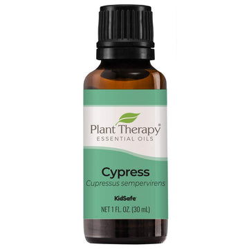 Plant Therapy Cypress Essential Oil 100% Pure, Undiluted, Natural Aromatherapy, Therapeutic Grade 30 Ml (1 Oz)