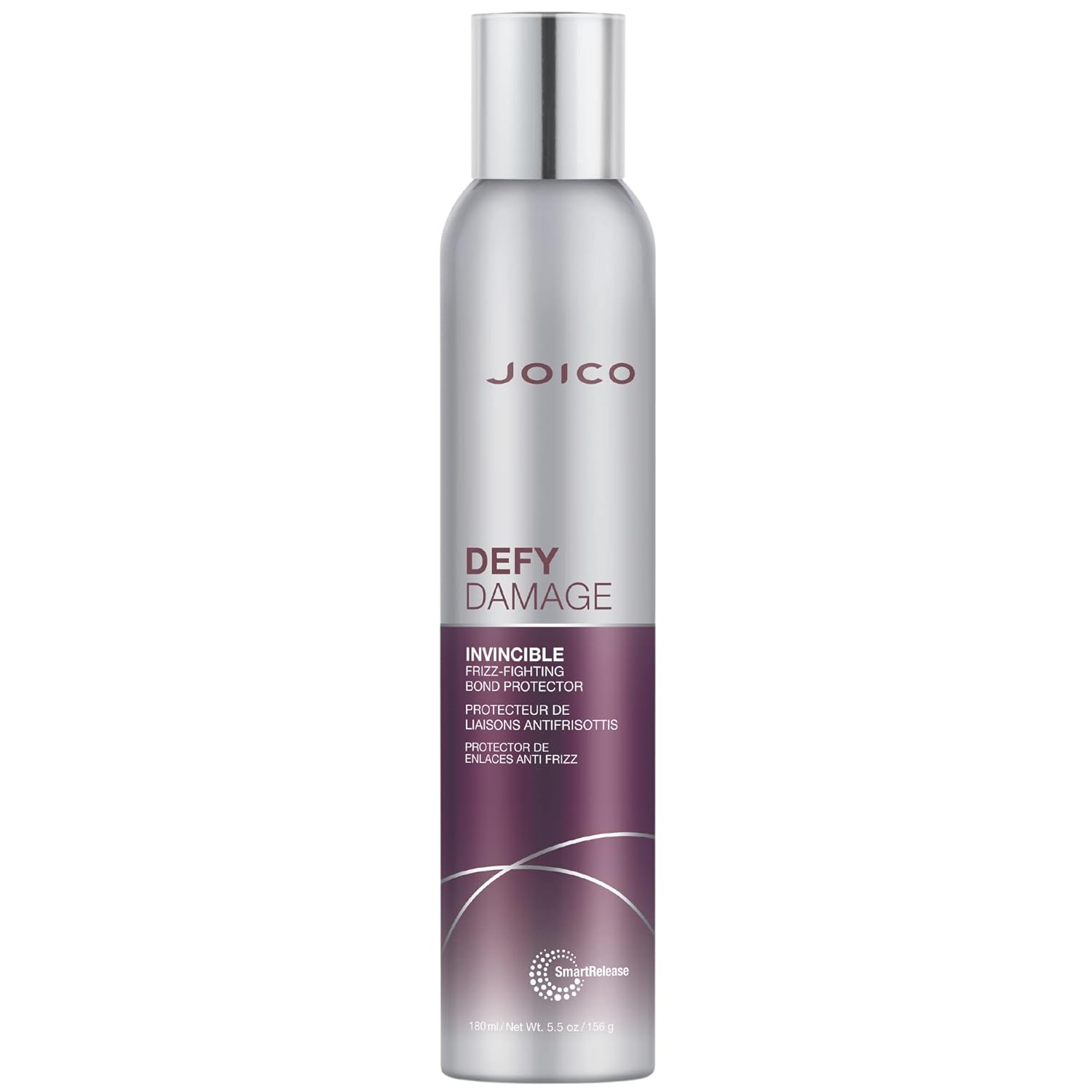 Joico Defy Damage Invincible Frizz-Fighting Bond Protector | 24 Hour Frizz Protection | Thermal Heat & Humidity Protection | Boost Shine | Reduce Breakage | Leave-In Spray | 180Ml