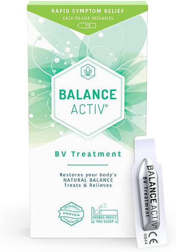 Balance Activ BV Pessaries | Bacterial Vaginosis Treatment for Women | Works Naturally to Rapidly Relieve Symptoms of Unpleasant Odour, Discomfort & Discharge | 1 Pack