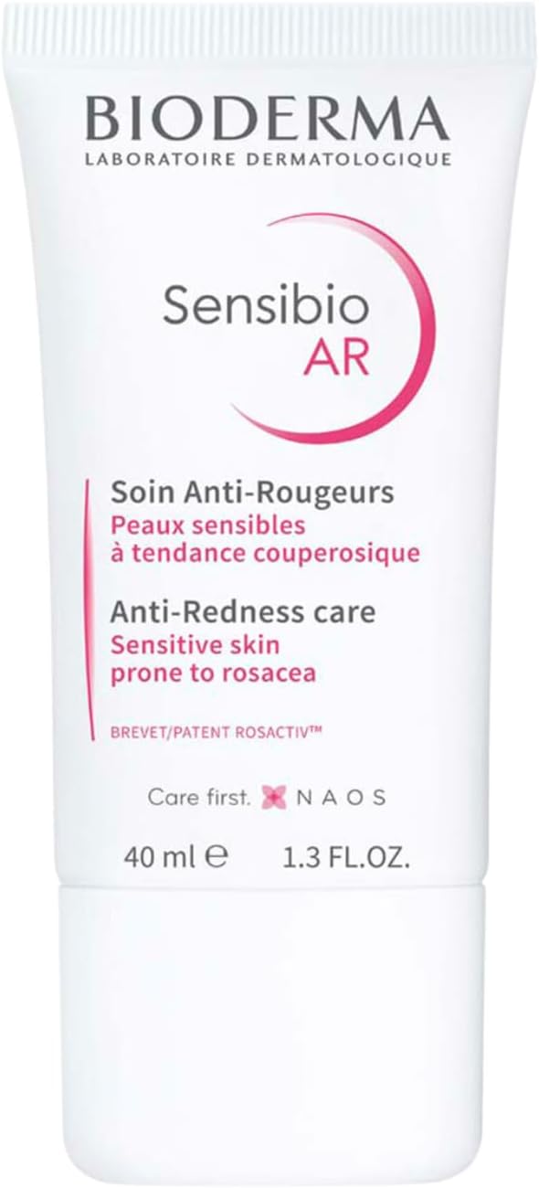 Bioderma Sensibio Ar - Anti-Redness Face Moisturiser For Soothing & Nourishing Very Dry, Sensitive Skin - Reduce & Prevent Redness, 40Ml