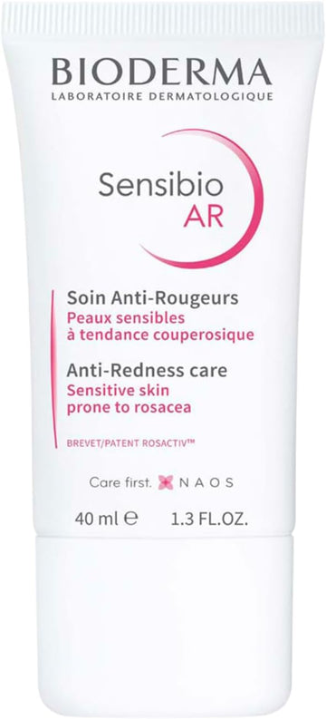 Bioderma Sensibio Ar - Anti-Redness Face Moisturiser For Soothing & Nourishing Very Dry, Sensitive Skin - Reduce & Prevent Redness, 40Ml