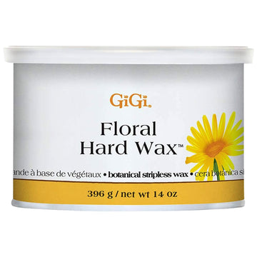 Gigi Floral Hair Removal Hard Wax - Non-Strip, 14 Oz